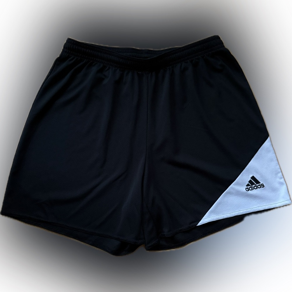 Adidas Women's Black and White Athletic Shorts